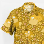 Mustard-Yellow-Psyduck-Floral-Pokemon-Hawaiian-Shirt-2.jpg