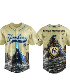 New York Yankeees x Godzilla 2026 King Of The Monsters Baseball Jersey