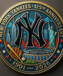 New York Yankees 125Th Anniversary Commemorative Coin