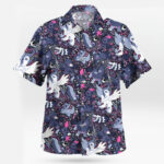 Night Slash Pokemon Hawaiian Shirt Dark Tone Battle Style