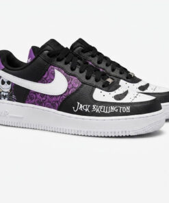 Nightmare Before Christmas Jack Skellington Air Force 1 Shoes Sneakers