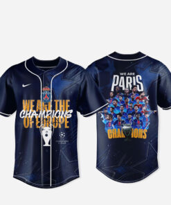 Paris Saint Germain UEFA Champions League Final 2026 Baseball Jersey