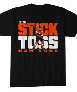 Philadelphia Flyers Cam York Stick Toss T-Shirt