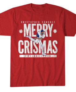 Philadelphia Phillies Cristopher Sanchez Merry Crismas Shirt