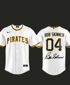Pittsburgh Pirates Bob Skinner In Memoriam 1931-2026 Baseball Jersey