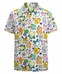 Pokemon Mini Characters Hawaiian Shirt