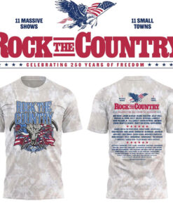 Rock the Country 2026 Celebrate 250 Years Of Freedom Tie-dye Shirt