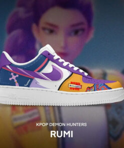 Rumi Kpop Demon Hunters Air Force 1 Shoes Sneakers