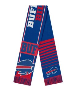 Unisex Buffalo Bills National Football League Reversible Thematic Scarf for Football Fans
