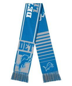 Unisex Detroit Lions National Football League Reversible Thematic Scarf for Football Fans