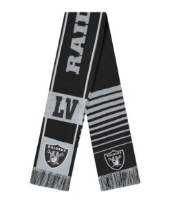 Unisex Las Vegas Raiders National Football League Reversible Thematic Scarf for Football Fans