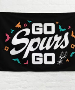 San Antonio Spurs Go Spurs Go Flag – 2026 Basketball Fan Banner