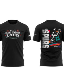 San Antonio Spurs Puro San Anto Loud Black Shirt