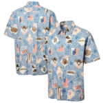 San Diego Padres Blue Americana 2026 Hawaiian Shirt