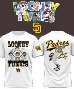 San Diego Padres x Looney Tunes Bugs Bunny Retro Baseball White Shirt