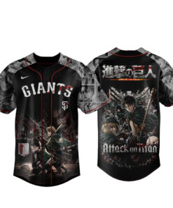 San Francisco Giants x Attack on Titan 2026 Baseball Jersey