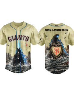 San Francisco Giants x Godzilla 2026 King Of The Monsters Baseball Jersey