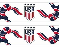 USWNT Play All Day Graphic Scarf - Fan Winter Accessory