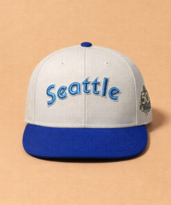 Seattle Mariners 50th Anniversary Blue White Hat