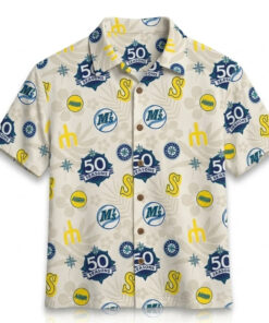 Seattle Mariners 50 Seasons Hawaiian Shirt 2026