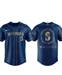 Seattle Mariners The Lord of The Rings 2026 Night Navy Baseball Jersey