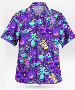 Shadow Ball Pokemon Hawaiian Shirt Ghost Type Vibes for Summer Style