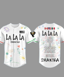 Shakira La La La World Cup Tour Baseball Jersey