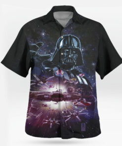 Star Wars Hawaiian Shirt Darth Vader Galactic Space Aloha