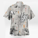 Star Wars Spaceship Blueprint Hawaiian Shirt