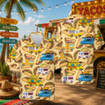 Taco Truck Hawaiian Shirt And Shorts