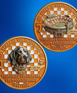 Tennessee Volunteers 135th Anniversary Commerative Coin