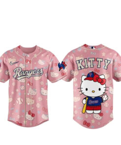 Texas Rangers x Hello Kitty 2026 Baseball Jersey