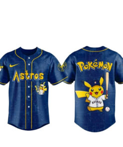 Houston Astros x Pokemon 2026 Baseball Jersey Version 2