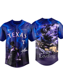 Texas Rangers x Solo Leveling Night 2026 Baseball Jersey Version 2