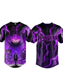 Texas Rangers x Solo Leveling Night 2026 Baseball Jersey Version 3