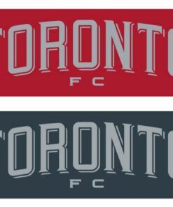 Toronto FC Two Tone Graphic Scarf - Soccer Fan Winter Accessory