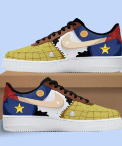 Toy Story 5 Woody Graphic Air Force 1 Shoes Sneakers for Movie Fans