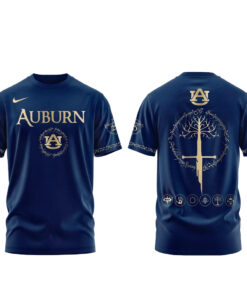 Unisex Auburn Tigers Lord Of The Rings 2026 Blue Graphic Shirt for College Sports Fans