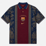 Unisex Barcelona FC x Heritage Paris Graphic Polo Shirt 2026 for Soccer Fans Version 2
