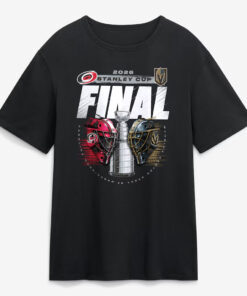 Unisex Carolina Hurricanes vs Vegas Golden Knights 2026 Stanley Cup Final Matchup Graphic Shirt for Hockey Fans