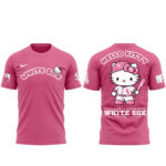 Unisex Chicago White Sox Hello Kitty Night 2026 Pink Graphic Shirt for Baseball Fans