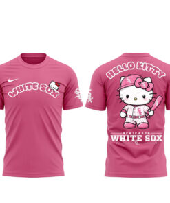 Unisex Chicago White Sox Hello Kitty Night 2026 Pink Graphic Shirt for Baseball Fans
