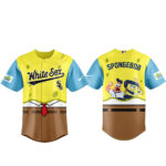 Unisex Chicago White Sox SpongeBob Night Graphic Baseball Jersey 2026 for Baseball Fans