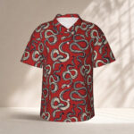 Unisex Fotbe Snake 2026 Graphic Hawaiian Shirt for Casual Fashion Fans