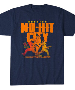 Unisex Houston No-No City Graphic Shirt Featuring Tatsuya Imai Steven Okert and Alimber Santa for Baseball Fans
