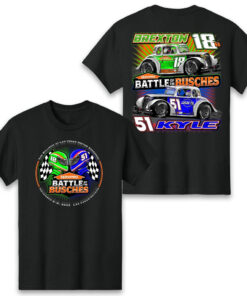 Unisex Kyle Busch Family Battle Of The Busches Graphic Shirt for Racing Fans
