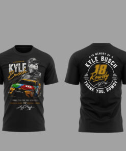 Unisex Kyle Busch Memorial Graphic T-Shirt – In Loving Memory Racing Fan Tee