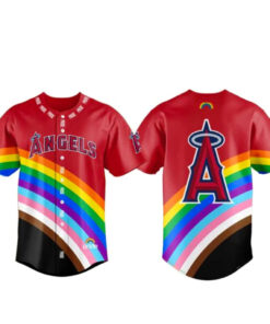 Unisex Los Angeles Angels Pride Night 2026 Baseball Jersey for Baseball Fans