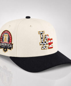 Unisex Los Angeles Dodgers America 250th Anniversary 2026 Patriotic Graphic Hat for Baseball Fans