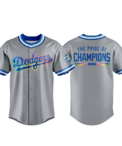Unisex Los Angeles Dodgers Pride Night 2026 The Champs Baseball Jersey for Baseball Fans
